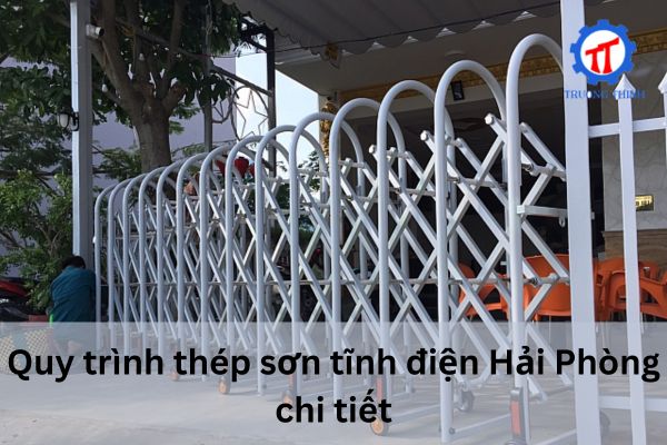 Detailed process of static powder coating for steel in Hai Phong