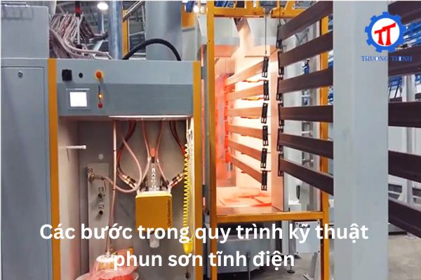 Các bước trong quy trình kỹ thuật phun sơn tĩnh điện