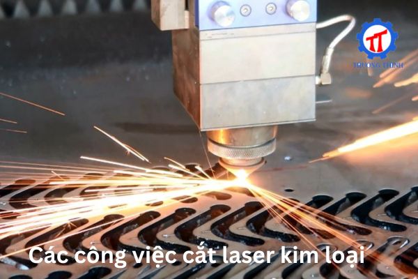 Các công việc cắt laser kim loại 
