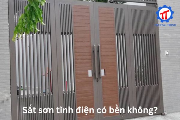 Sắt sơn tĩnh điện có bền không?