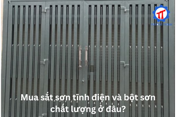 Mua sắt sơn tĩnh điện và bột sơn chất lượng ở đâu?