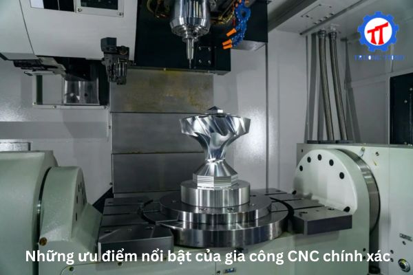 Những ưu điểm nổi bật của gia công CNC chính xác