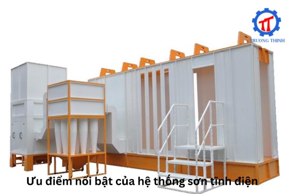 Ưu điểm nổi bật của hệ thống sơn tĩnh điện