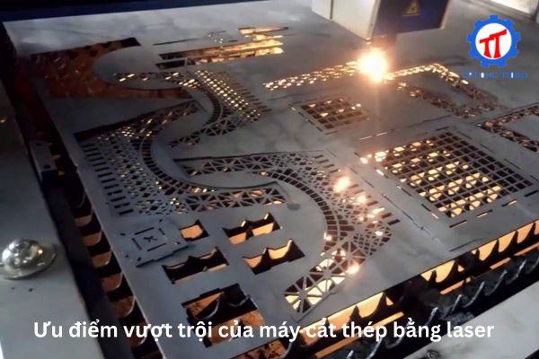 Ưu điểm vượt trội của máy cắt thép bằng laser