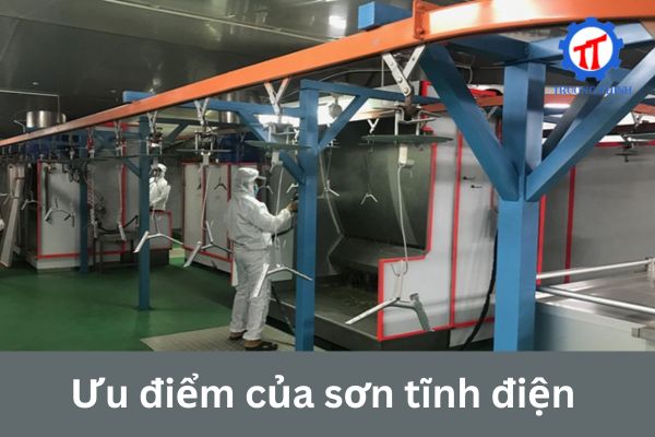 Ưu điểm của sơn tĩnh điện 